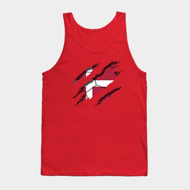 Denmark Football Tank Top by blackcheetah